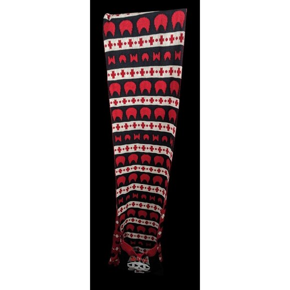 Azona A02 Black And Red Reversible Cat Scarf With Pockets - Picture 3 of 15